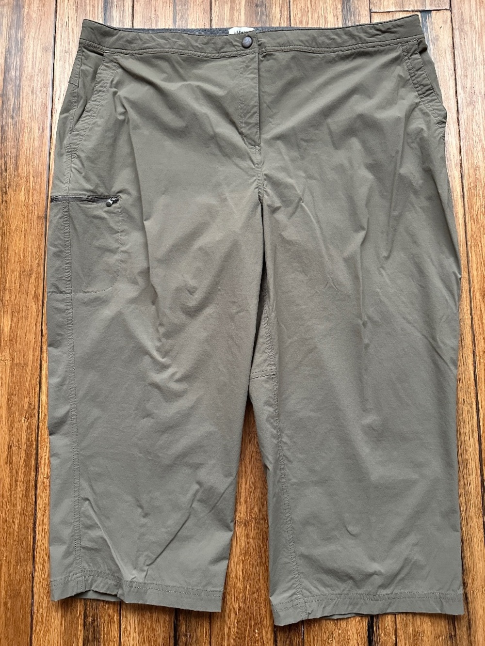 L.L. Bean Women's 20W Water-Repellent Comfort Trail Pants, Mid-Rise Straight-Leg